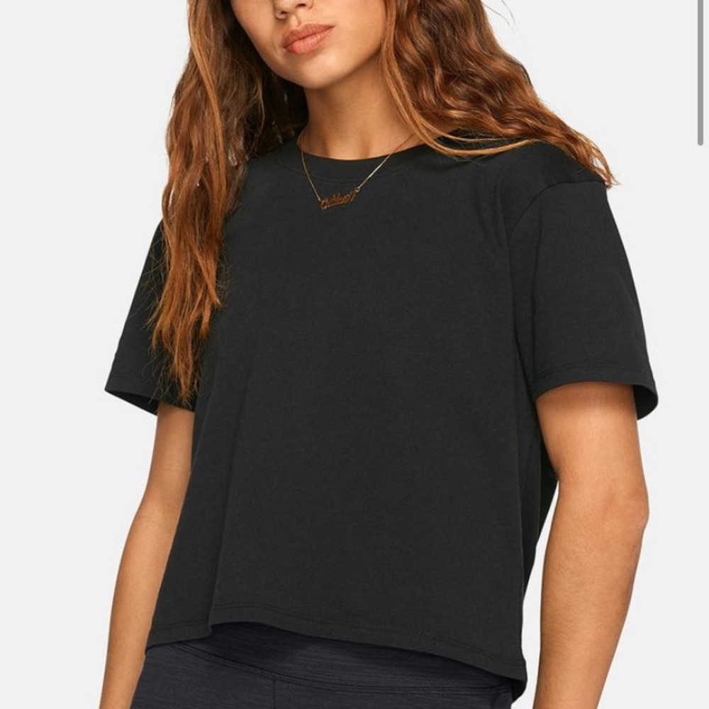 Black OUTDOOR VOICES EVERYDAY SHORTSLEEVE